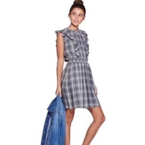 Universal Thread Ruffled Plaid Dress